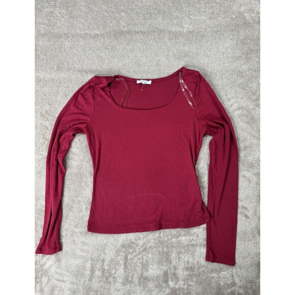 Iris Square Neck Top Soft Blouse Size Large - Picture 5 of 12